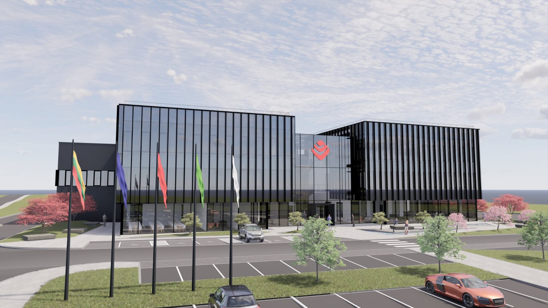 „Conresta“ statys „KG Constructions Group“ gamyklą ir biurus sostinės Molėtų plente